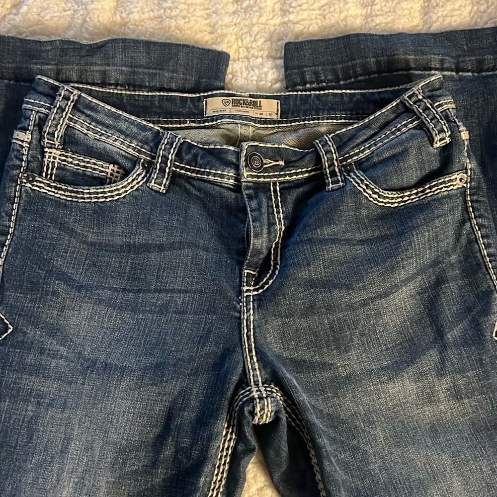 Women’s Rock&Roll Denim Trouser jeans 28 short 28x30